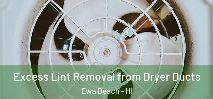  Excess Lint Removal from Dryer Ducts Ewa Beach - HI